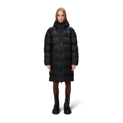 Alta Longer Puffer Jacket Black