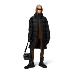 Alta Longer Puffer Jacket Black