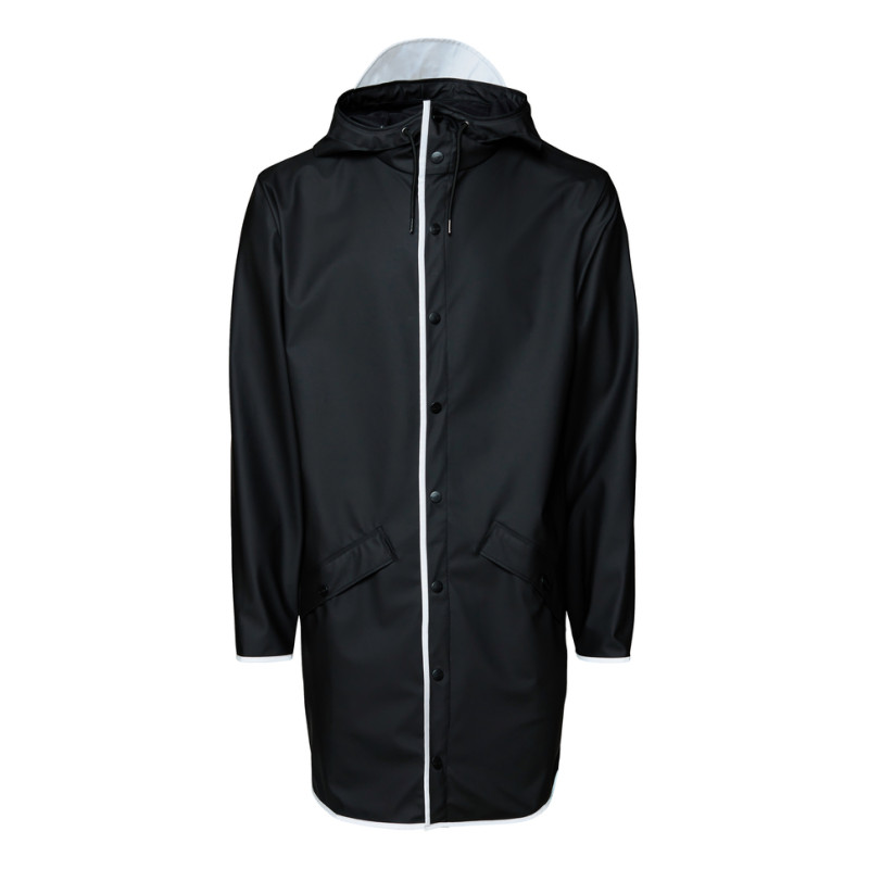 Long Jacket Reflective Black