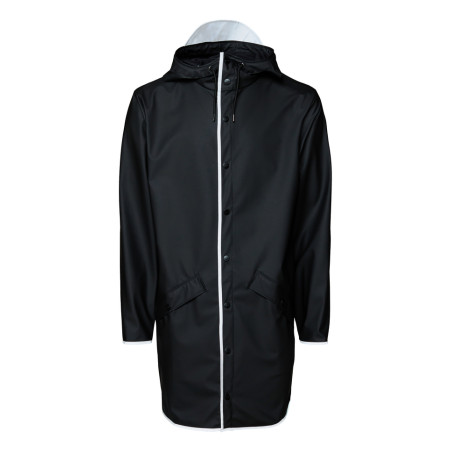 Long Jacket Reflective Black