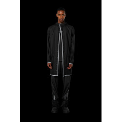 Long Jacket Reflective Black