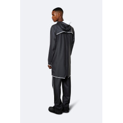 Long Jacket Reflective Black