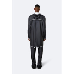 Long Jacket Reflective Black