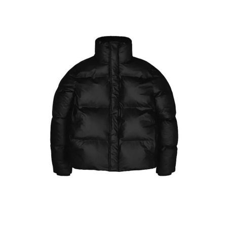 Boxy Puffer Jacket Black