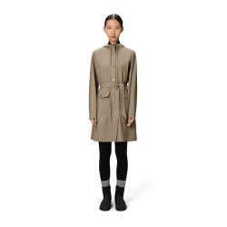 Curve Long Jacket Beige