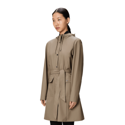 Curve Long Jacket Beige