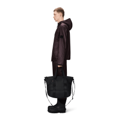 Puffer Mix Tote Bag Mini Black