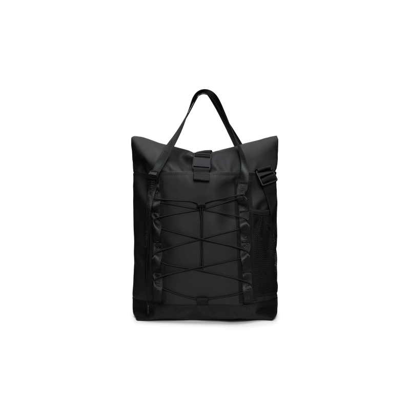 Trail Rolltop Tote Bag Black