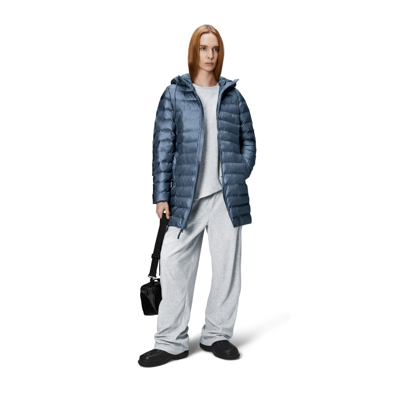 Lohja Long Puffer Curve Jacket Bay