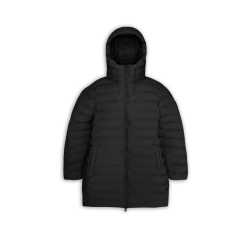 Lohja Long Puffer Curve Jacket Black