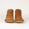 Aura Womens Cognac Suede