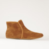Aura Womens Cognac Suede