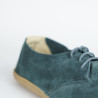 Finley Mens Petrol Suede