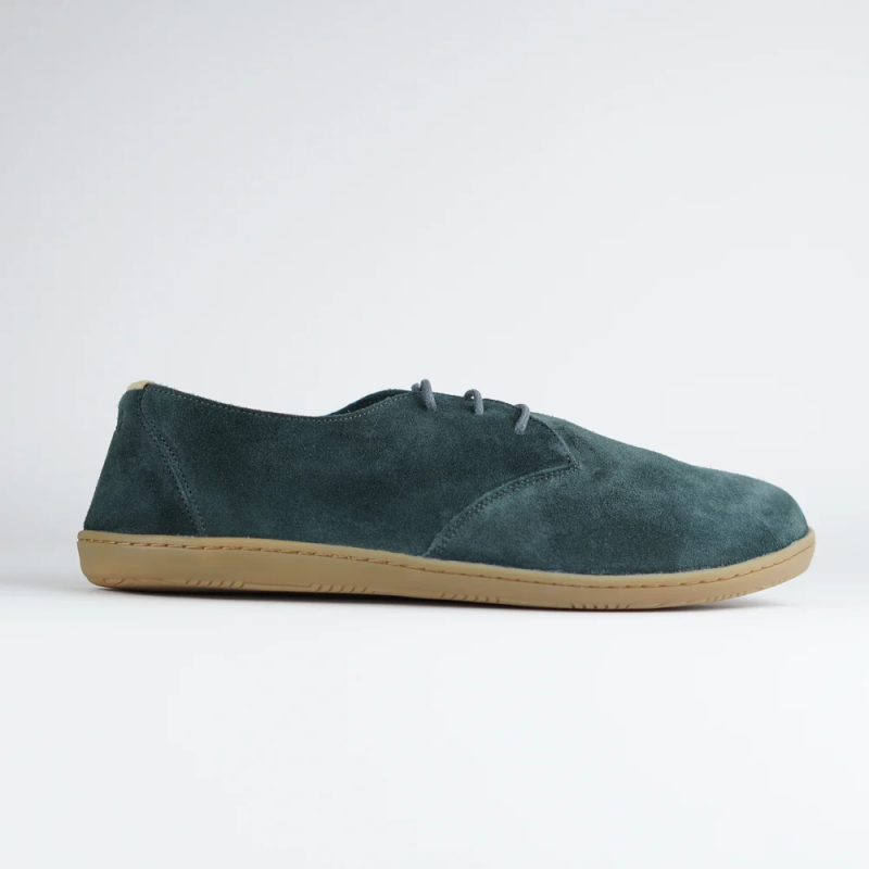 Finley Mens Petrol Suede
