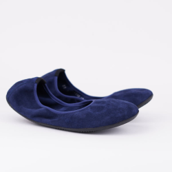 Tara Womens Navy Suede
