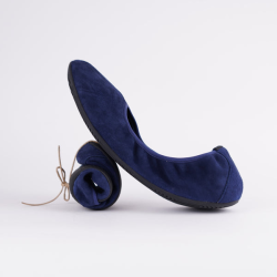 Tara Womens Navy Suede