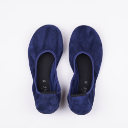 Tara Womens Navy Suede