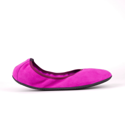 Tara Womens Magenta Suede