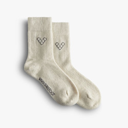 Mim Sheep Wool Thin Sock Cream