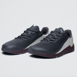 Michi 1 Womens Grey/Burgundy
